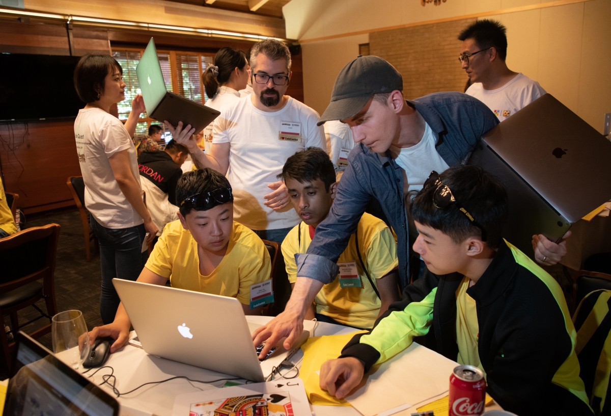 CodeQuest players and judges